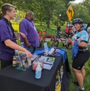 Lanise Stevenson organized a weekly Lake to Lake ride as a way to build community during the pandemic.