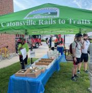 Thanks to Catonsville Rails to Trails for hosting an awesome Bike to Work Pit Stop in Catonsville!