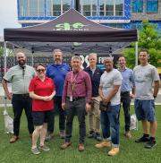 The Howard County Office of Transportation and the Regional Transportation Agency of Central Maryland joined the Bike to Work Pit Stop in Columbia.