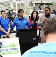 Bike to Work Central Maryland 2024 War Memorial Plaza Press Conference